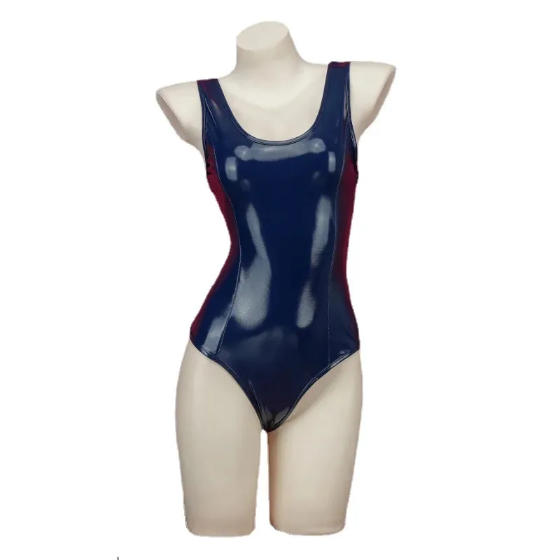 アニメ固体革ボディスーツ日本ボディコンワンピース水着コスプレ衣装下着水着体操服女子高生
