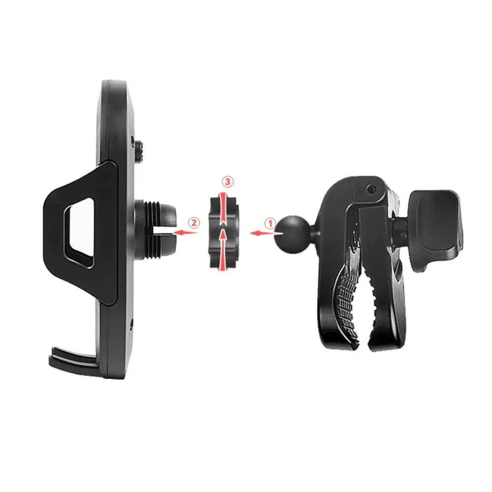 الهاتف الذكي دعم قابل للتعديل المشبك عربة طفل الملحقات عربة عربة حامل هاتف الهاتف نظام تحديد المواقع جهاز حامل هاتف المحمول #3