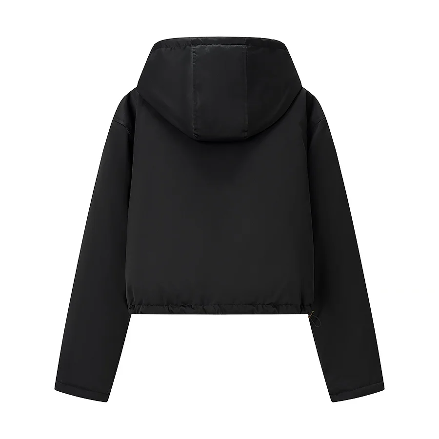 JNLEAOG Faionable Double face vêtements coton Jaet avec capuche automne nouveauté vêtements pour femmes coupe droite longue Sve Zi...