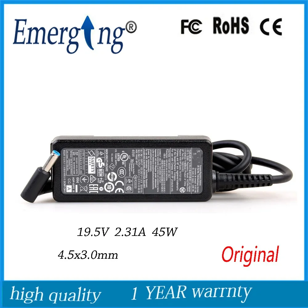 

19.5V 2.31A 4.5*3.0mm 45W New Original AC Laptop Adapter 4.5*3.0mm For Hp Stream 13 9480m 9470m 740015-003(741727-001)