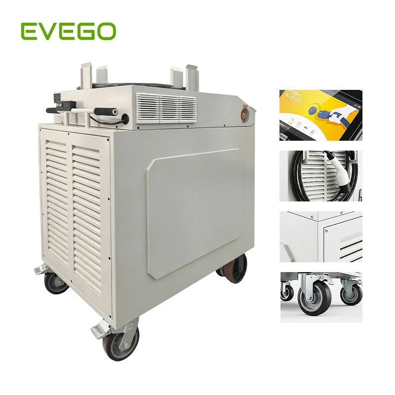 55kWh Movable Battery Pack Charger For Electric Car Charging Portable Large Power Bank With Single Gun