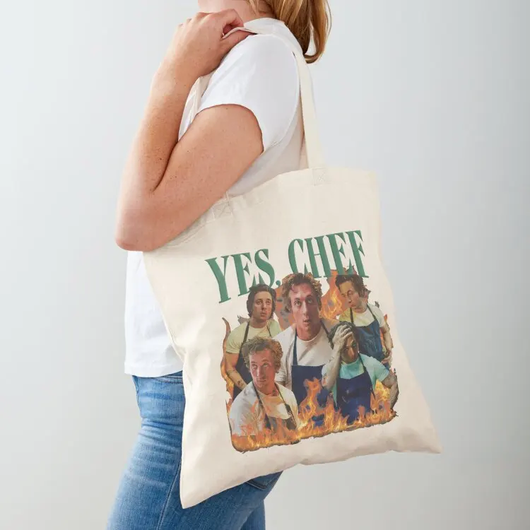 

Yes Chef Jeremy Allen White The Bear Tv Show Tote Bag Canvas stote bag canvas tote bags Gift bags tote bags men