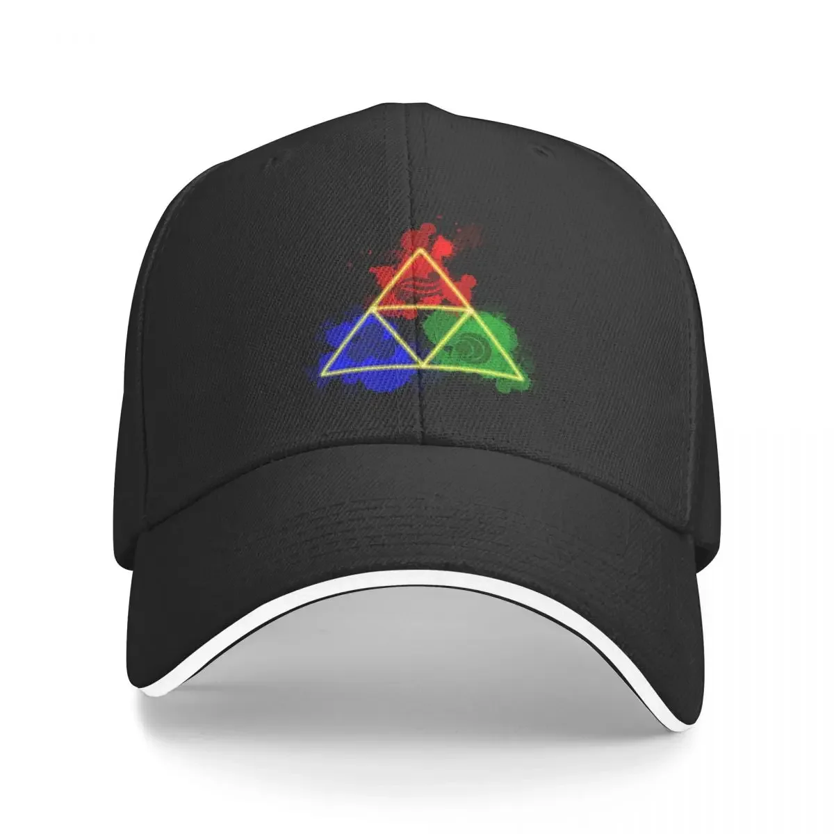 Triforce Pieces - Paint Splatter Baseball Cap funny hat Golf Cap Women's Beach Men's