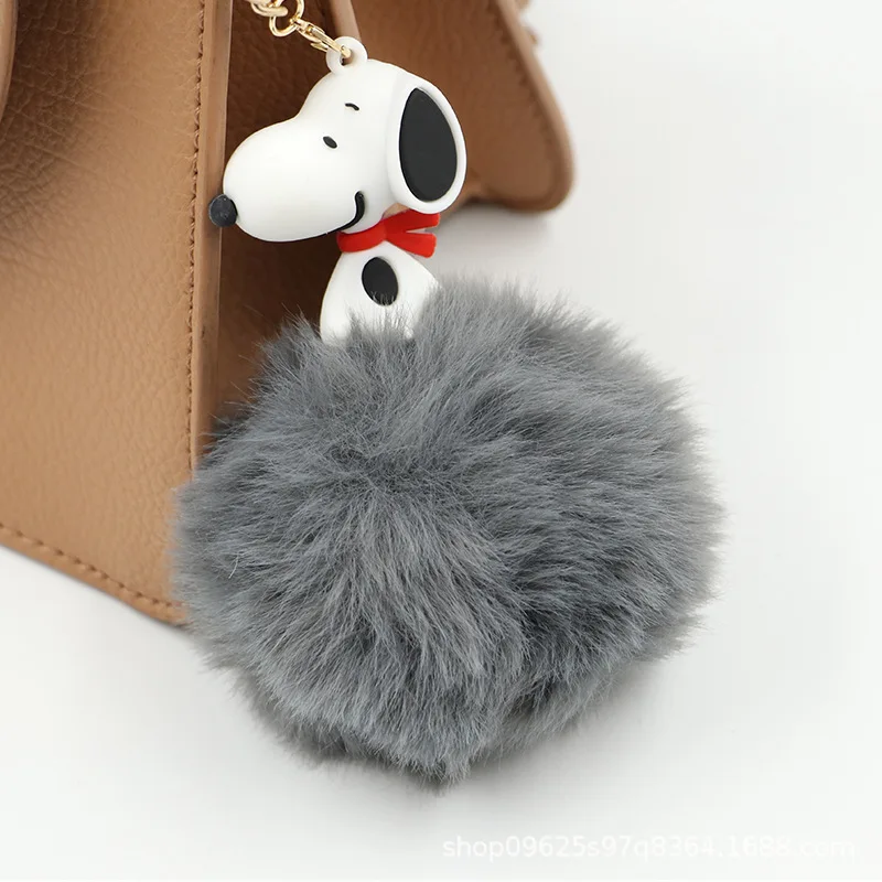 Kawaii Snoopy Plush Keychain Cute Cartoon Backpack Pendant Cute Women's Bag Pendant Gift for The Start of The School Season