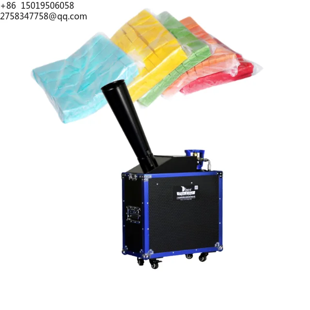 New Co2 Paper Confetti Cannon Machine air Big Jumbo Dmx Blower for Wedding Party Concert Music Festival Celebration