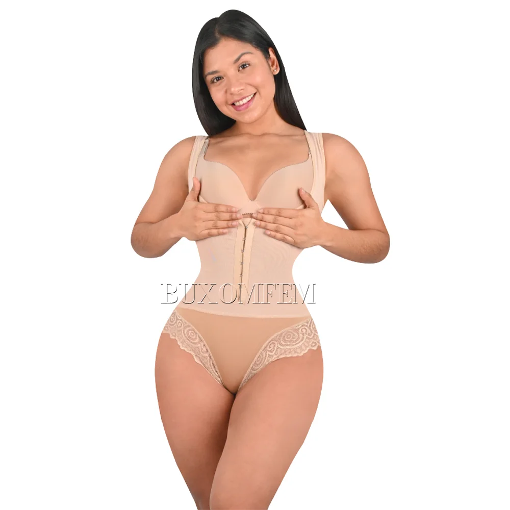 Lace Splice and Buckle Shapewear Stylish Sexy Adjustable Fajas Versatile Triangle Bodysuits Postpartum Belly Wrap Daily Shaper