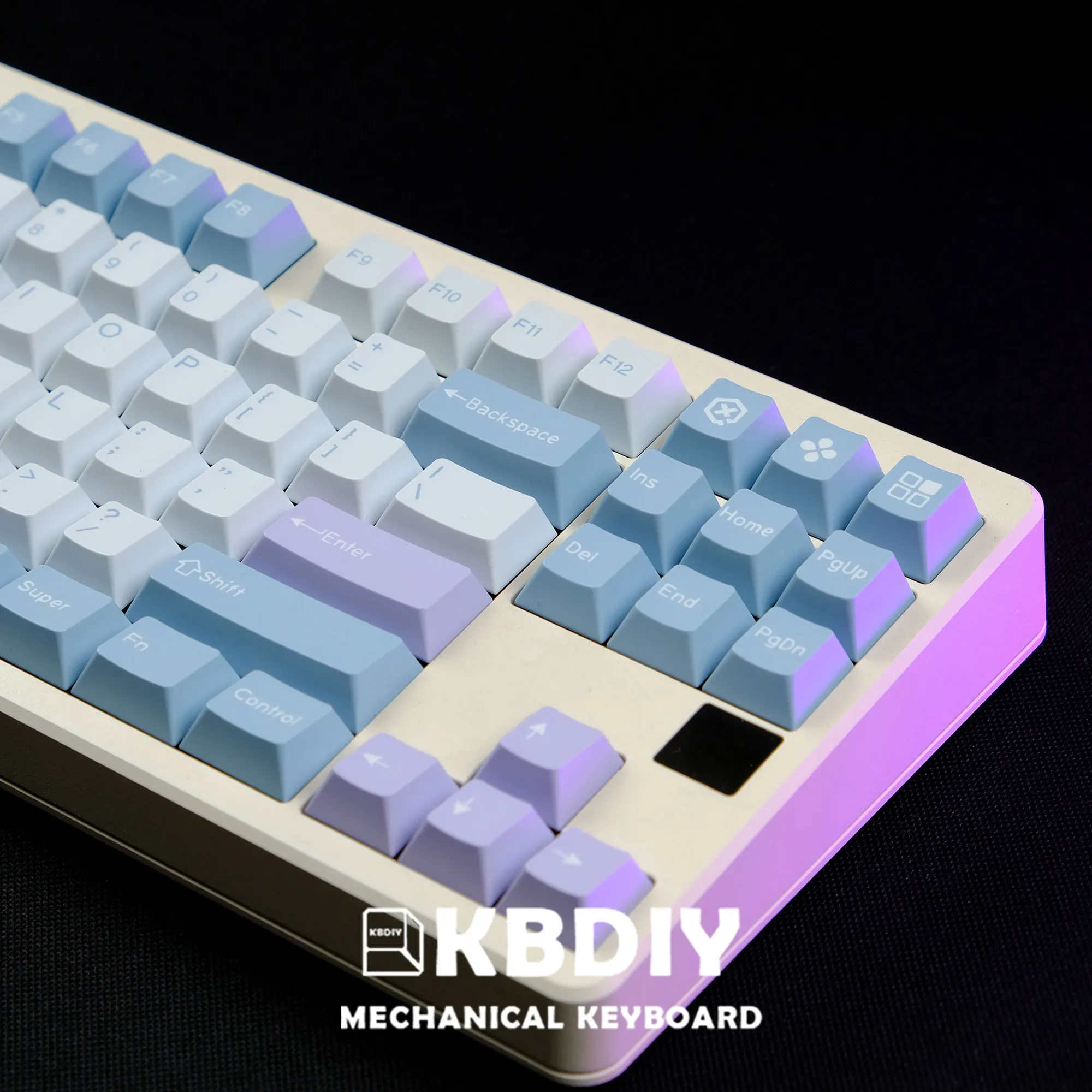 KBDiy 177 Keys/Set Cherry Profile GMK illusion Keycaps PBT DYE-SUB Double Shot for Gaming Mechanical Keyboards Keycap ISO K500