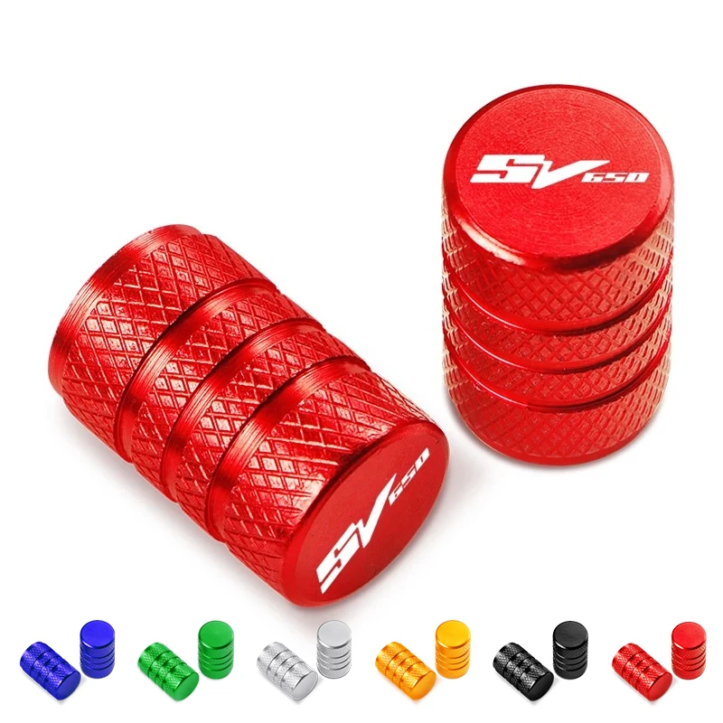 2PCS For Suzuki SV650 SV 650 S SV650S 1999-2009 2008 2007 2006 2005 2004 2003 2002 Motorcycle CNC Tire Valve Air Port Cover Cap