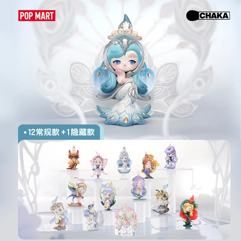 Authentische Popmart Chaka Luminous Melody Series Figur, Raumdekoration, Kindersammelspielzeug, Geburtstagsgeschenk