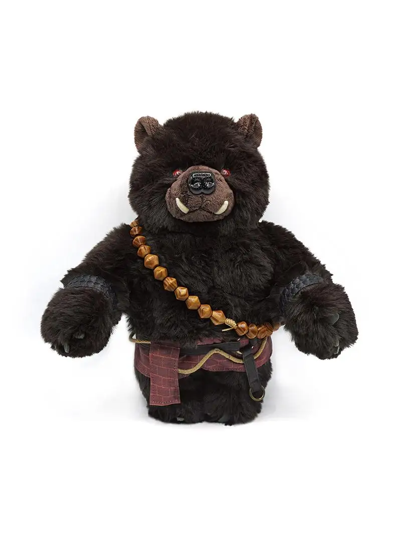 Pluszowy brelok do kluczy Black Myth Zhu Bajie - Mini miękka wisząca ozdoba do torebki/kluczyków samochodowych - prezent z gry anime