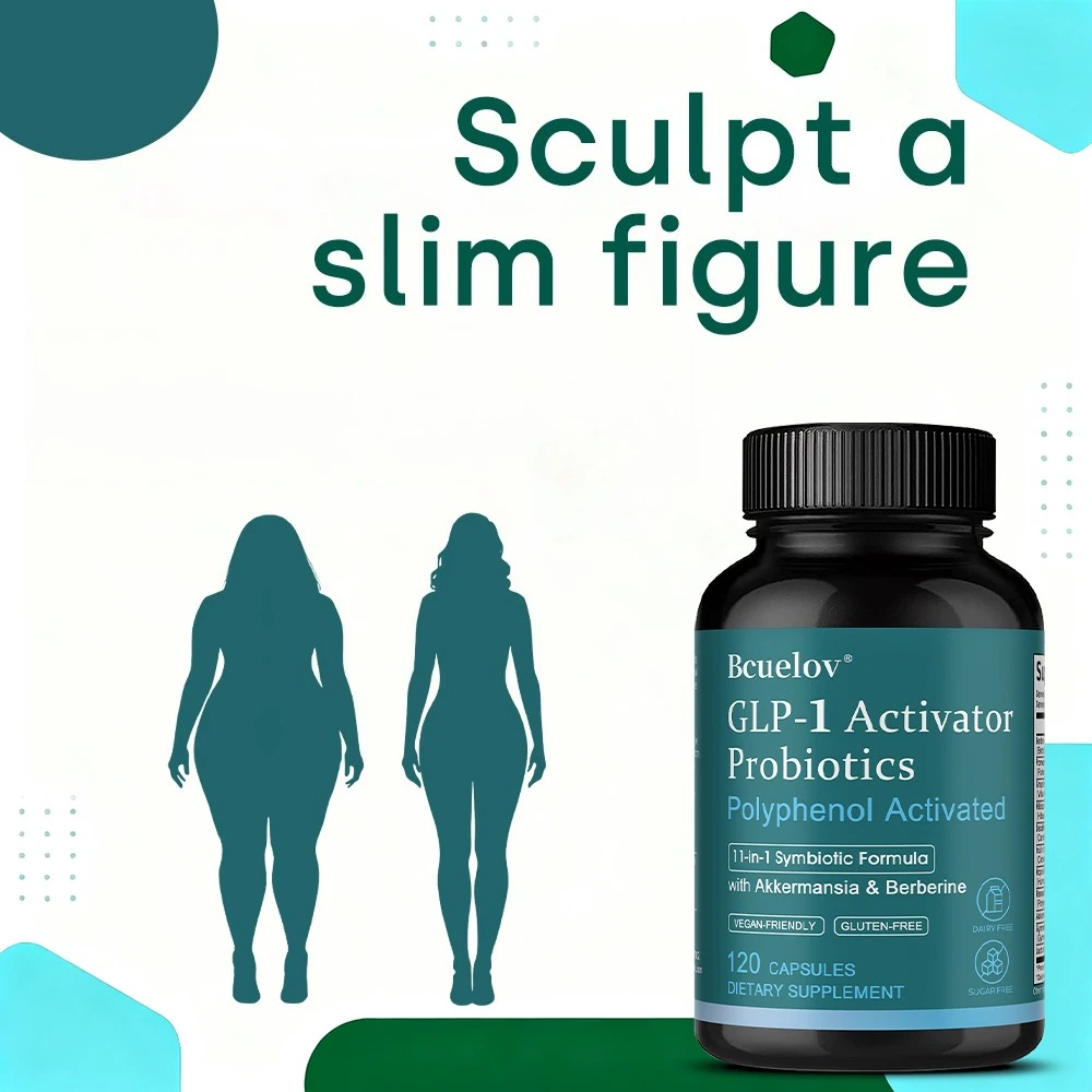 GLP-1 Supplement for Women & Men - Weight Management, Gut Health & Metabolism Support - Promotes Burning, Non-GMO view 3