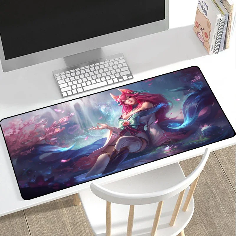 

Cute Beauty Large Mouse Pad Laptop Rubber 400X900CM Gamimg Mouse Pad Anime Computer Accessories Desktop Computer Large Table Pad
