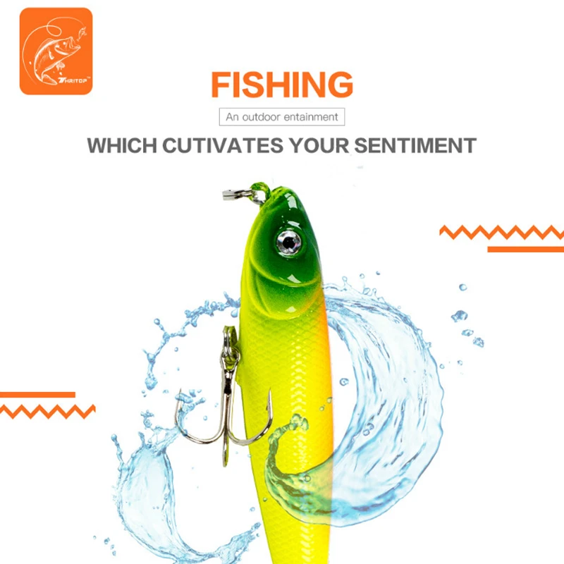 Thritop Top Fishing Lure Artificial Pencil Bait 7cm 8.5g 7 różnych kolorów do opcji TP029 Hard Bait Profesjonalne narzędzia wędkarskie — zdjęcie 4