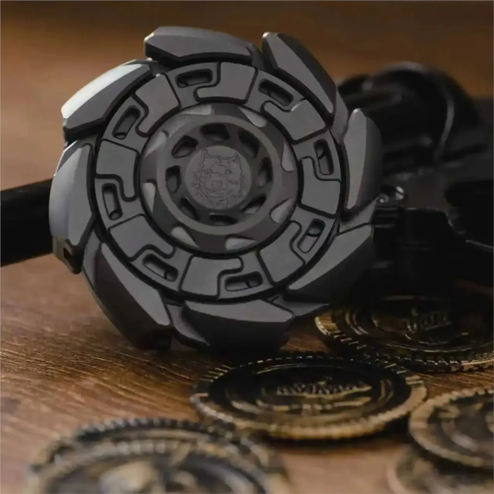 KTS EDC Fidget Spinner à huit pales, jouets pour adultes, Fidget Spinner en zircone, gyroscope à ongles ouverts, Gadgets de soulagement de l'anxiété