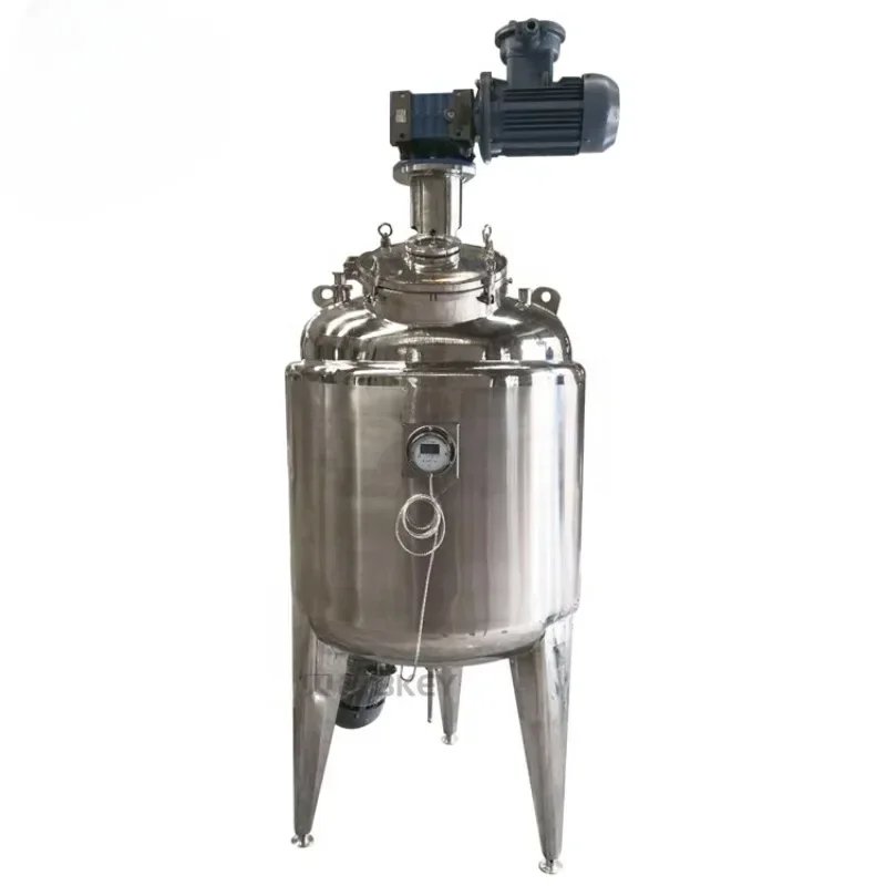 Best Price Electric Steam Heating Mixer Liquid Emulsifying Homogenizer Tank Jacketed Stainless Steel Mixing Tank with Agitator