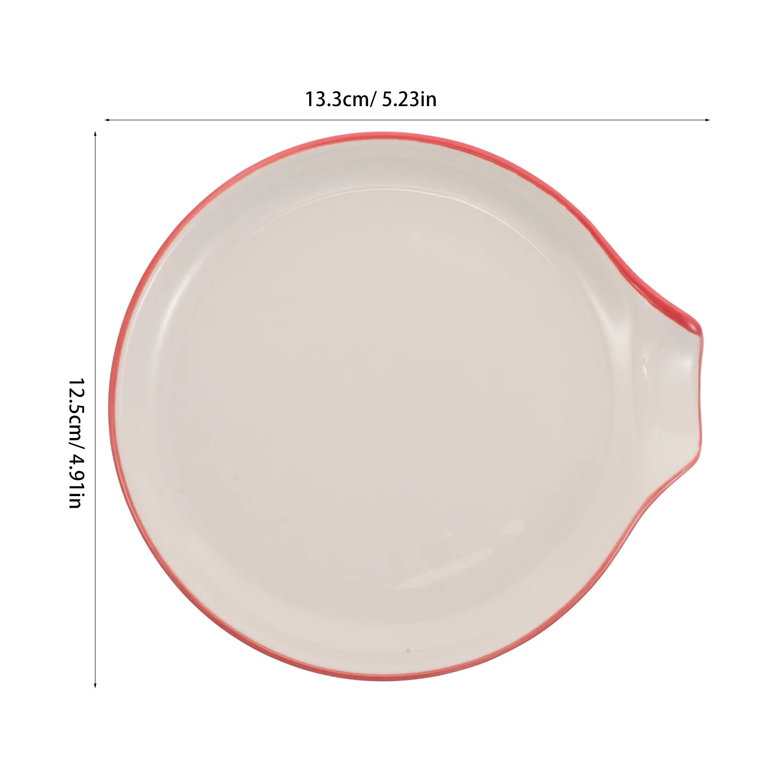 Modern Ceramic Coffee Spoon Holder Rests for Tea Stirrers Compact Kitchen Utensil Storage Support Daily Use White