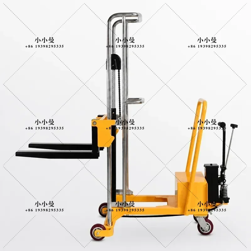 Manual Hydraulic Pallet Stacker Light Duty Counterbalance Forklift for Loading Unloading Warehouse Logistics Equipment