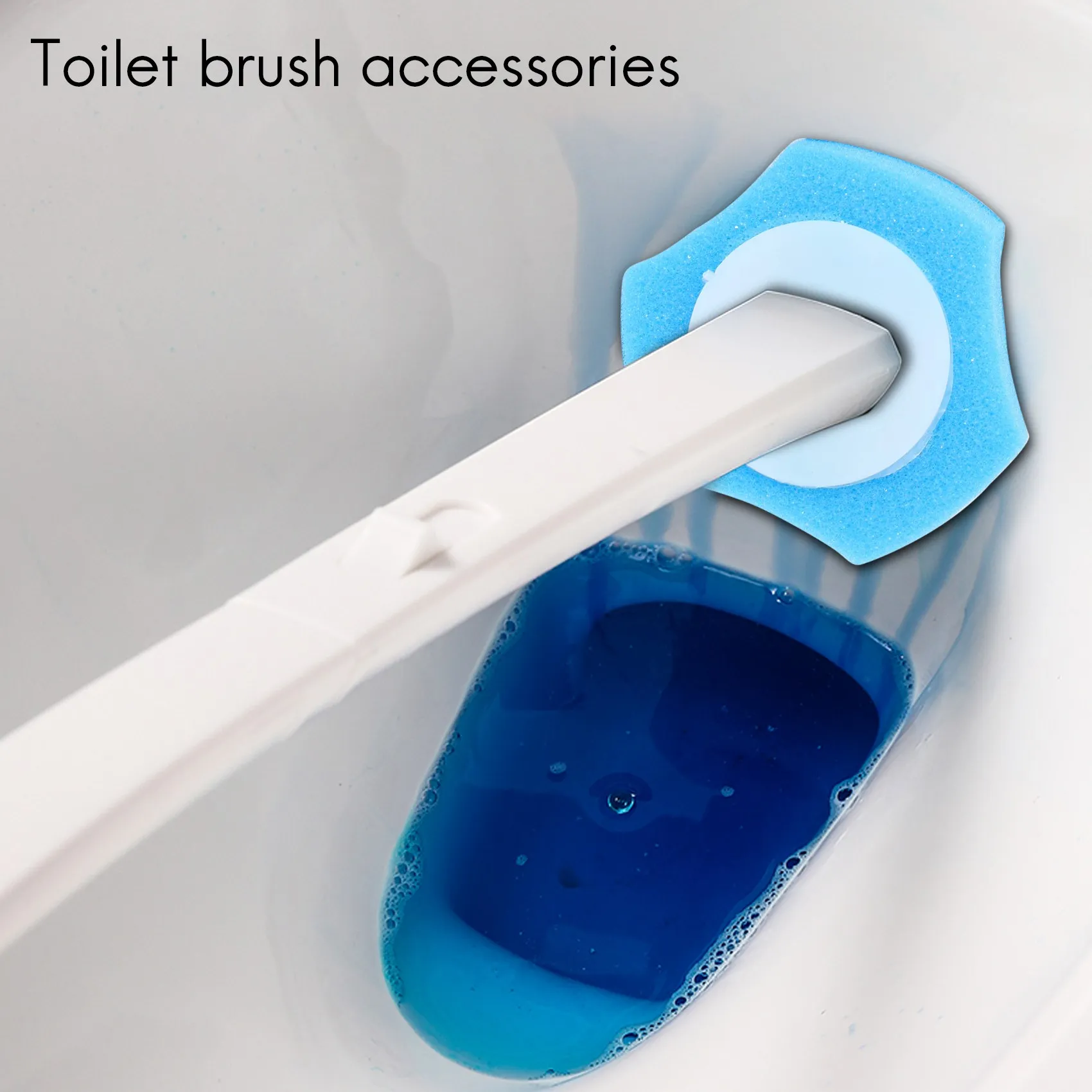 

【A08I】32 Pcs Toilet Stick Replacement,Toilet Cleaner Replacement,Disposable Toilet Brush Head,Toilet Brush Replacement Head