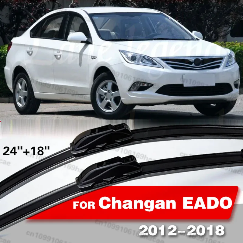 

Car Wiper for Changan EADO 2012 - 2018 2013 2014 Front Wiper Blades Windshield Window Rain Brushes Cutter Accessories 24"+18"