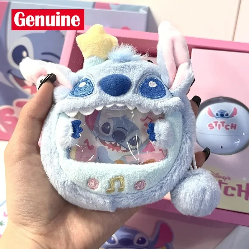 

Оригинальные Bluetooth-наушники Disney Stitch 5,4, беспроводные водонепроницаемые полувкладыши с чехлом, каваи, подарки на день рождения