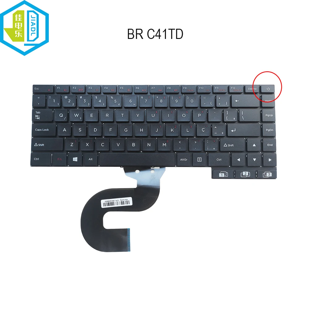 

Laptop Brazilian Keyboard For Positivo Motion C41TD C41TDI C41 SCDY-315 SCDY-315-18-1 BR Brazil Portuguese Replacement Keyboards