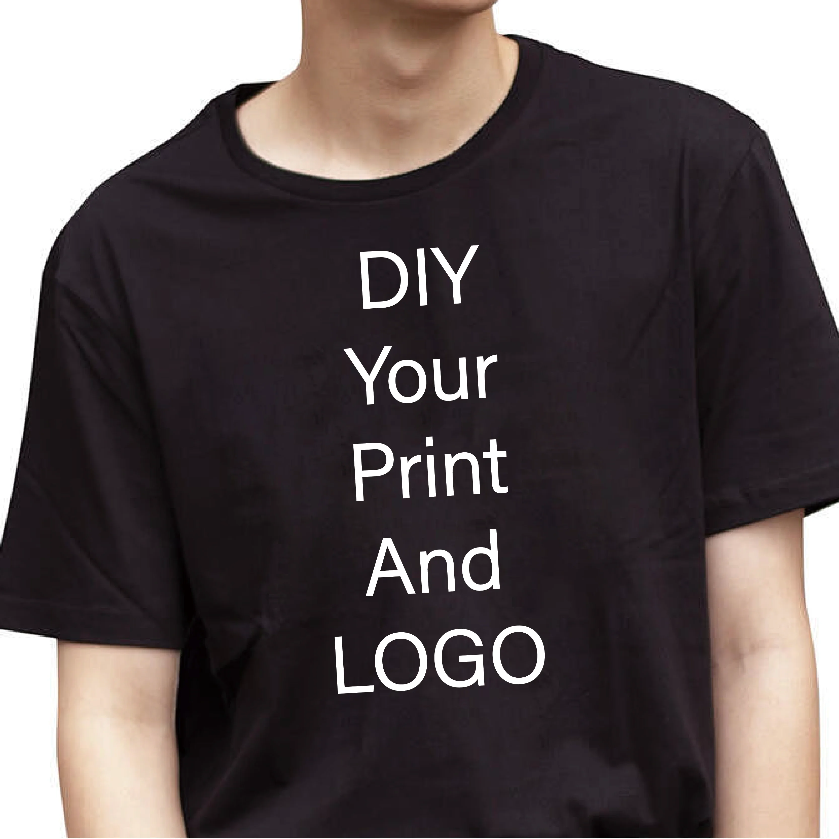 

Custom Cotton T-Shirts, Women's Men's Personalized Custom Printed T-Shirts, Support Diy Photo Logo, Logo Text Customization