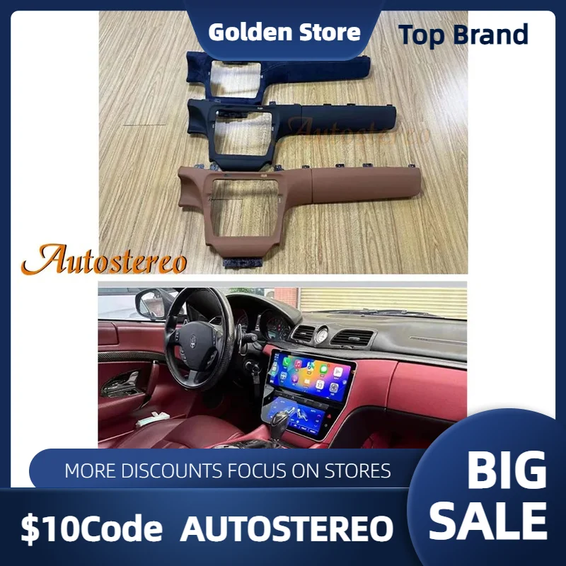 

12,3 дюймовая панель кондиционера Android 12 Авто Стерео для Maserati GT/GC Gran Туризм мультимедийный плеер Автомобильный GPS-навигатор Авторадио