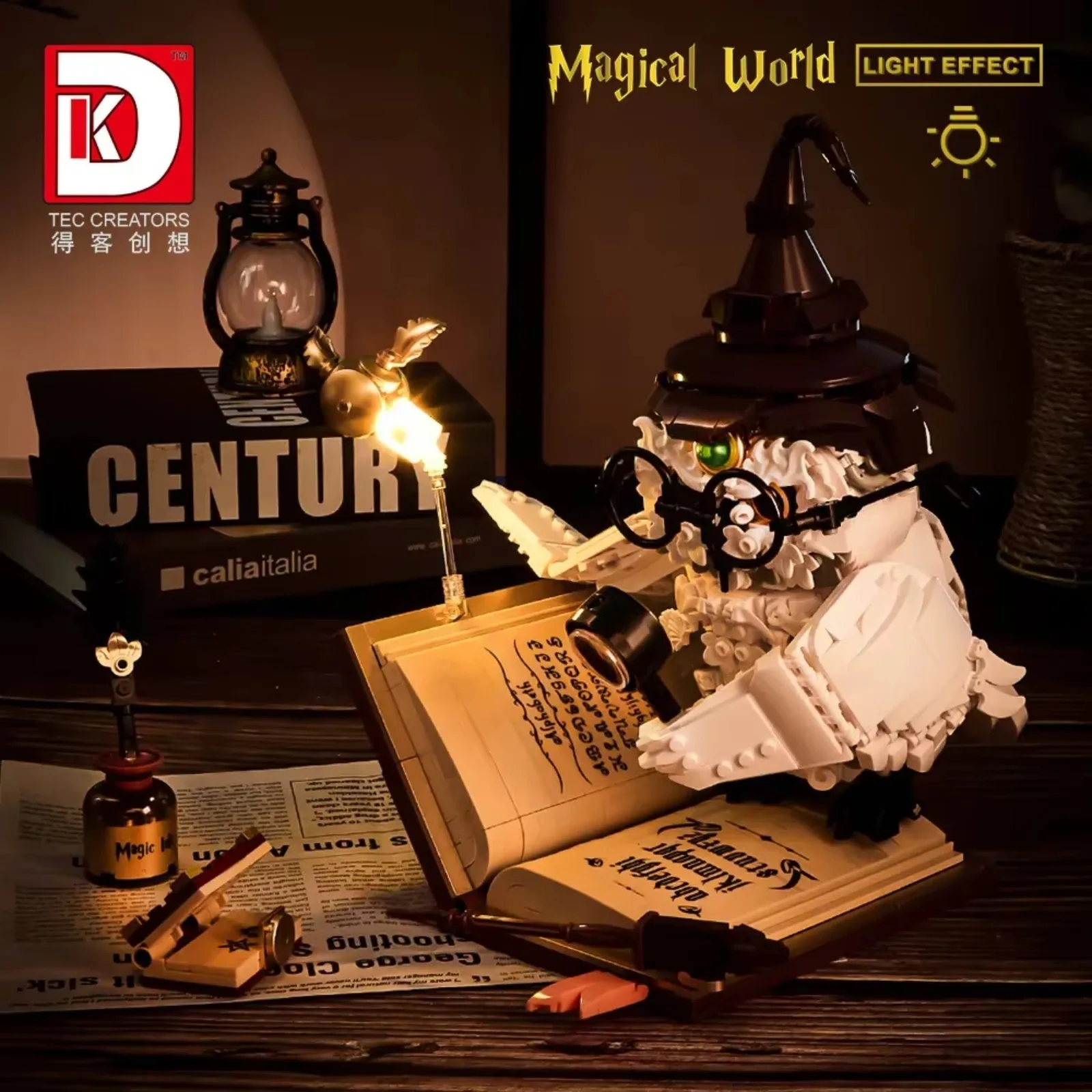 

1162PCS Doctor Owl Model Building Blocks MOC Magic World 3D DIY Bricks Puzzle Figure Assembly Puzzle Bricks Toy Kid Holiday Gift