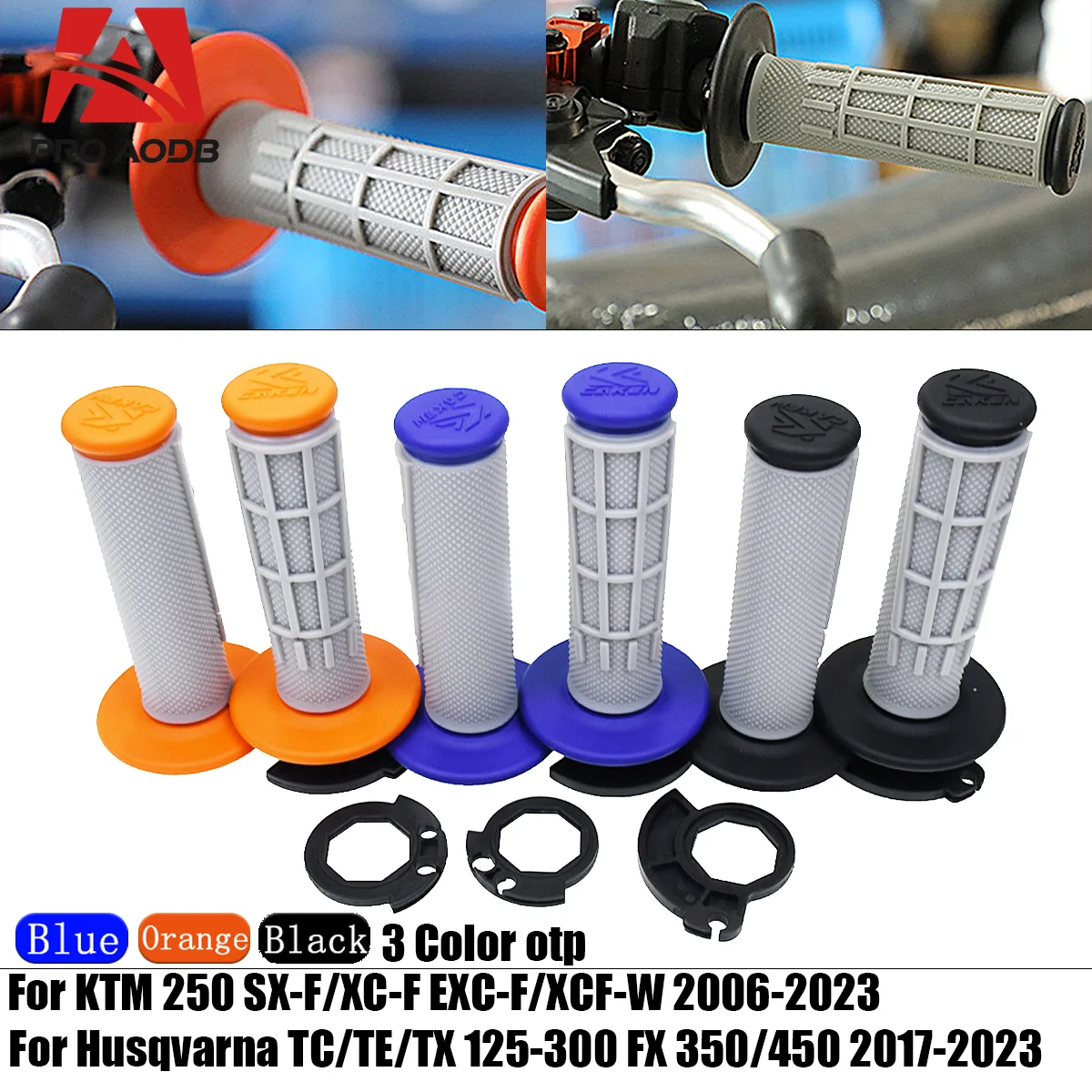 

Motorcycle universal Handle Bar Grips Handlebar Lock-on Grips For KTM 125-500 SX SXF EXC EXCF XC XCF XCW TPI SIX DAYS 2008-2022