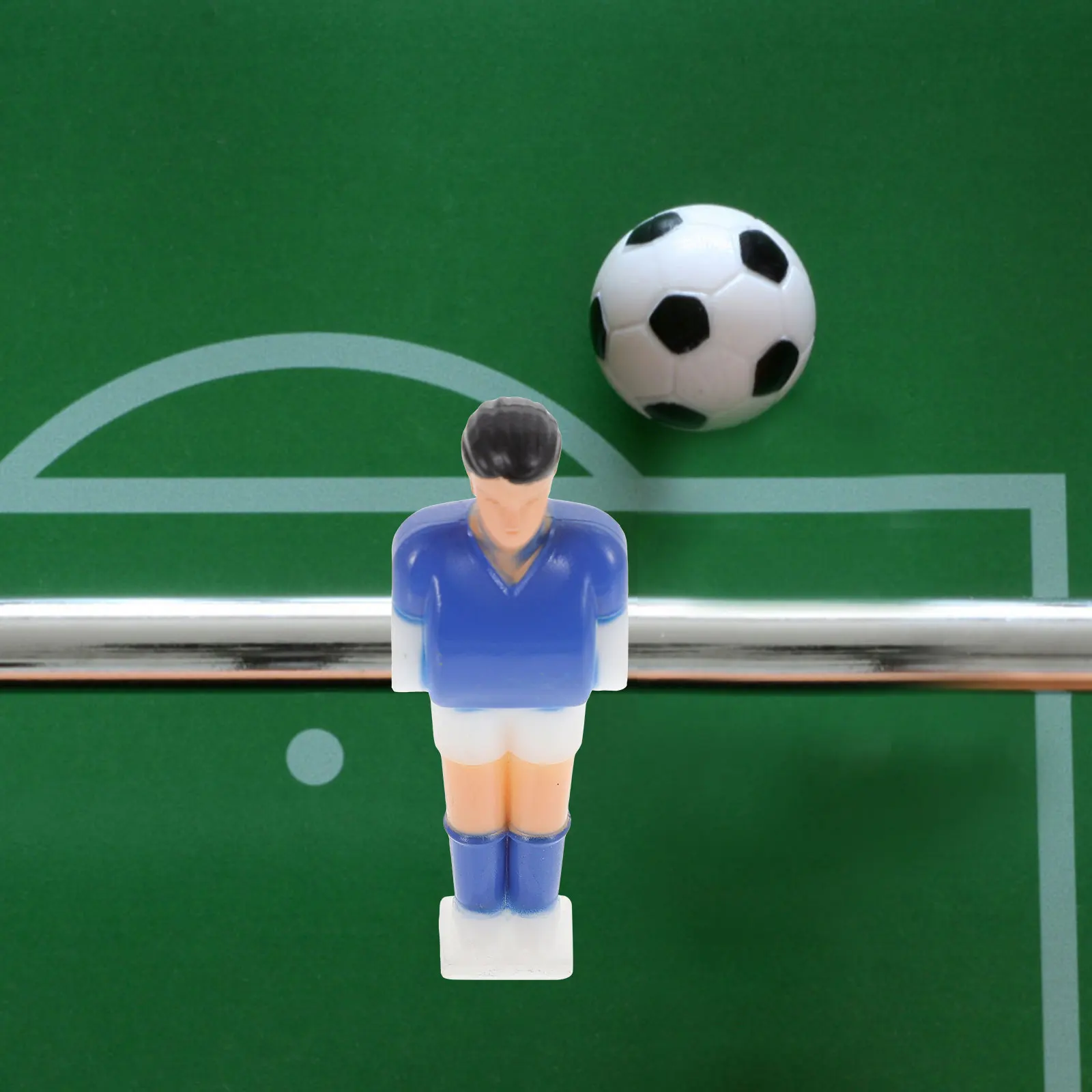 

11 Pcs Football Machine Accessories Bright Color Plastic Men Standard Size Table Soccer Players Gift for Foosball Lovers
