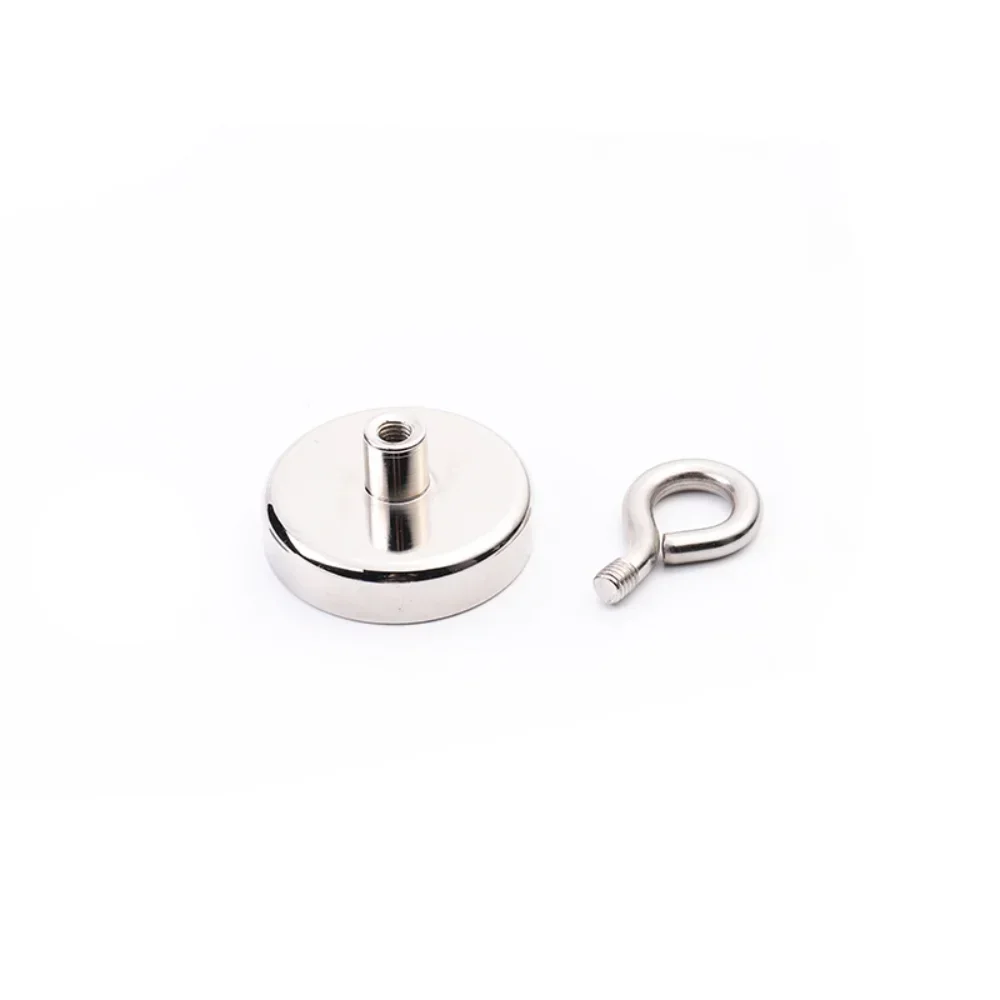 Magnetic Hooks Heavy Duty Wall Hooks Hanger Super Strong N52 Neodymium Magnet Hooks Salvage Magnet Rare Earth Magnets Searcher