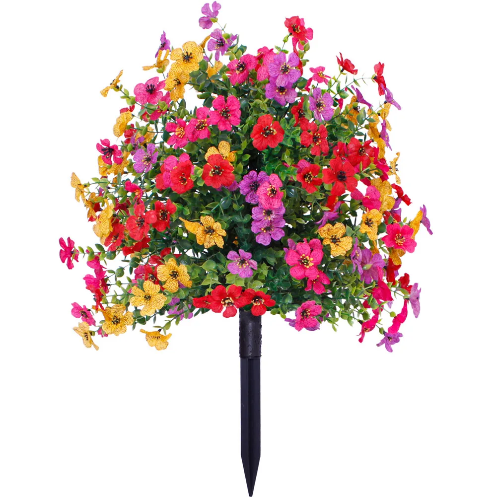 

Faux Flower Artificial Flower Seasonal Decorations Easy To Install Elegant Charm Festive Ambiance For Patio And Porch