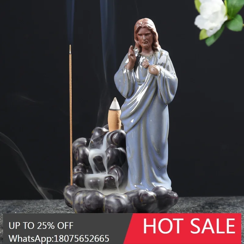 

MJY Incense Burner Ceramic Backflow Burner Creative Tower Burner Incense Ceremony