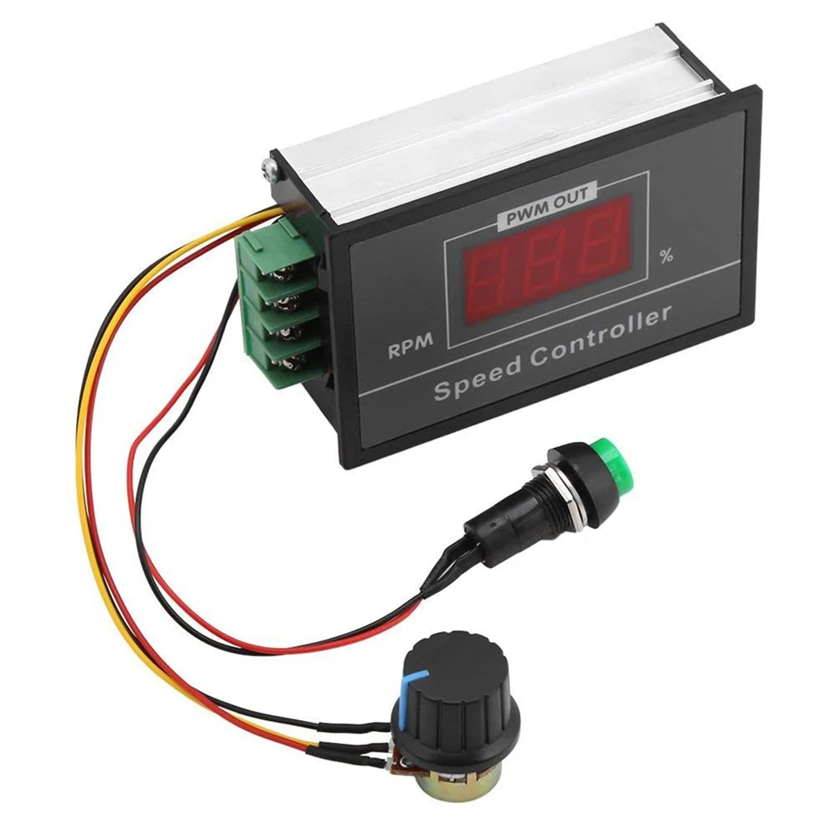 【HOT A69Z!】DC Motor Speed Controller DC 6-60V 12V-48V 30A PWM Adjustable Stepless Governor Regulator Motor Speed Controller