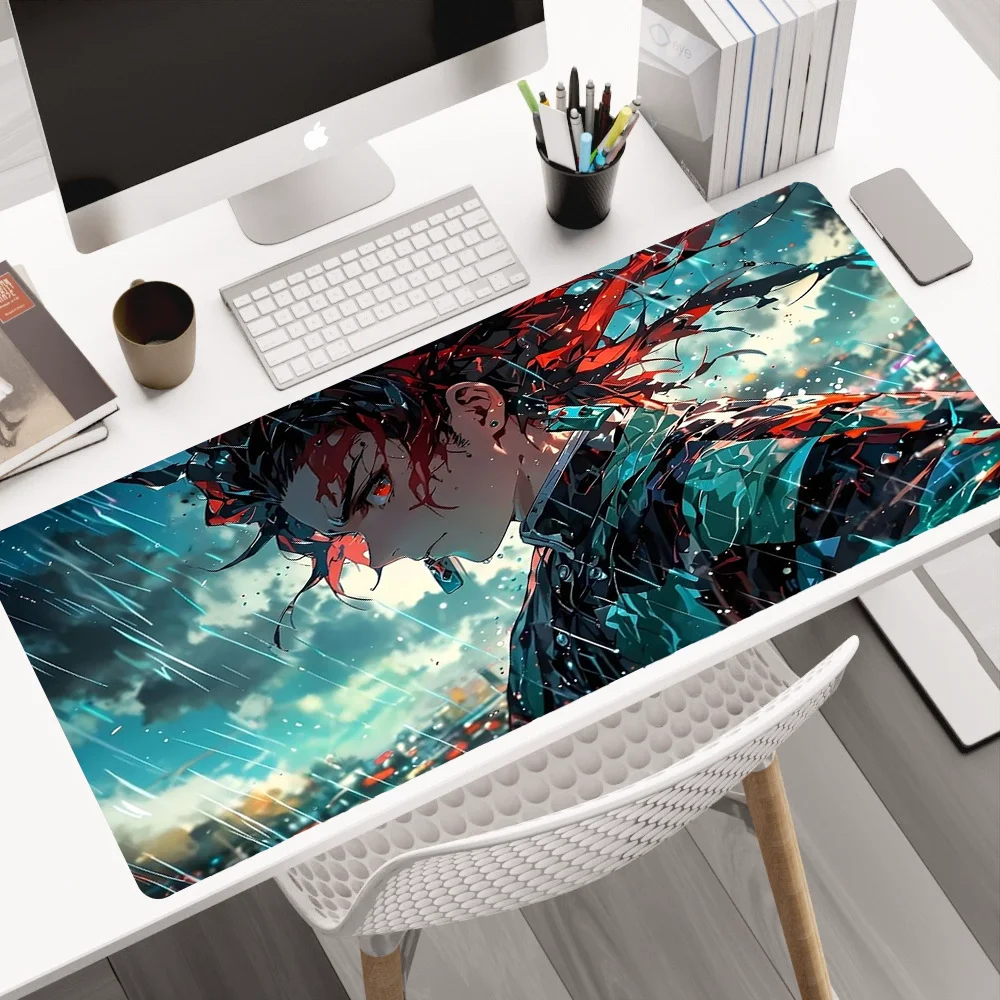 Mouse pad Large anime men's and women's esports game Ghost Annihilator Computer laptop office desk keyboard pad customization