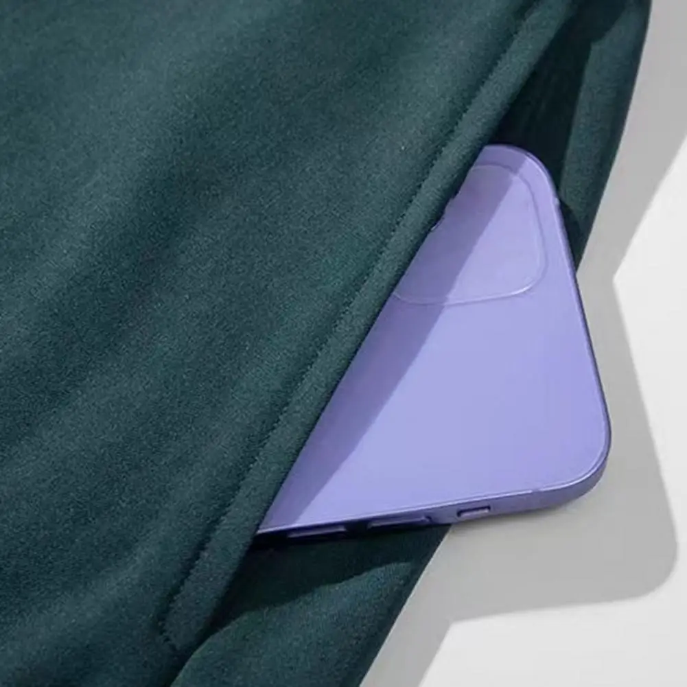 ผู้หญิง A-Line กระโปรงเข็มขัดสีทึบเอวสูง Midi กระโปรงขนาดใหญ่ Hem Design Soft Breathable Draped กระโปรง