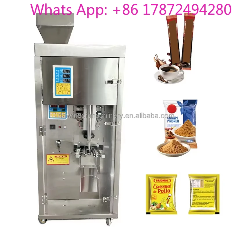 

Granule Sachet Packing Machine Fully Automatic for Tea Salt Sugar Small Business