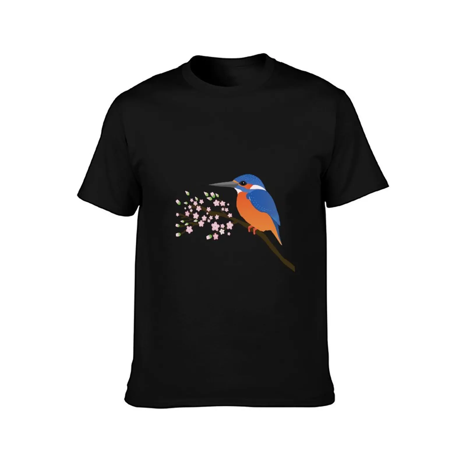 The kingfisher digital drawing T-Shirt Minimal Art Print T-Shirt