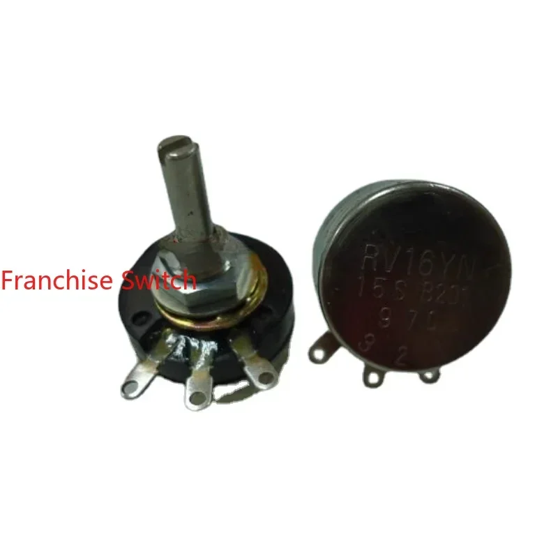 

5PCS Potentiometer RV16YN-15S-B201 B200 Ω 15MM Shaft Length
