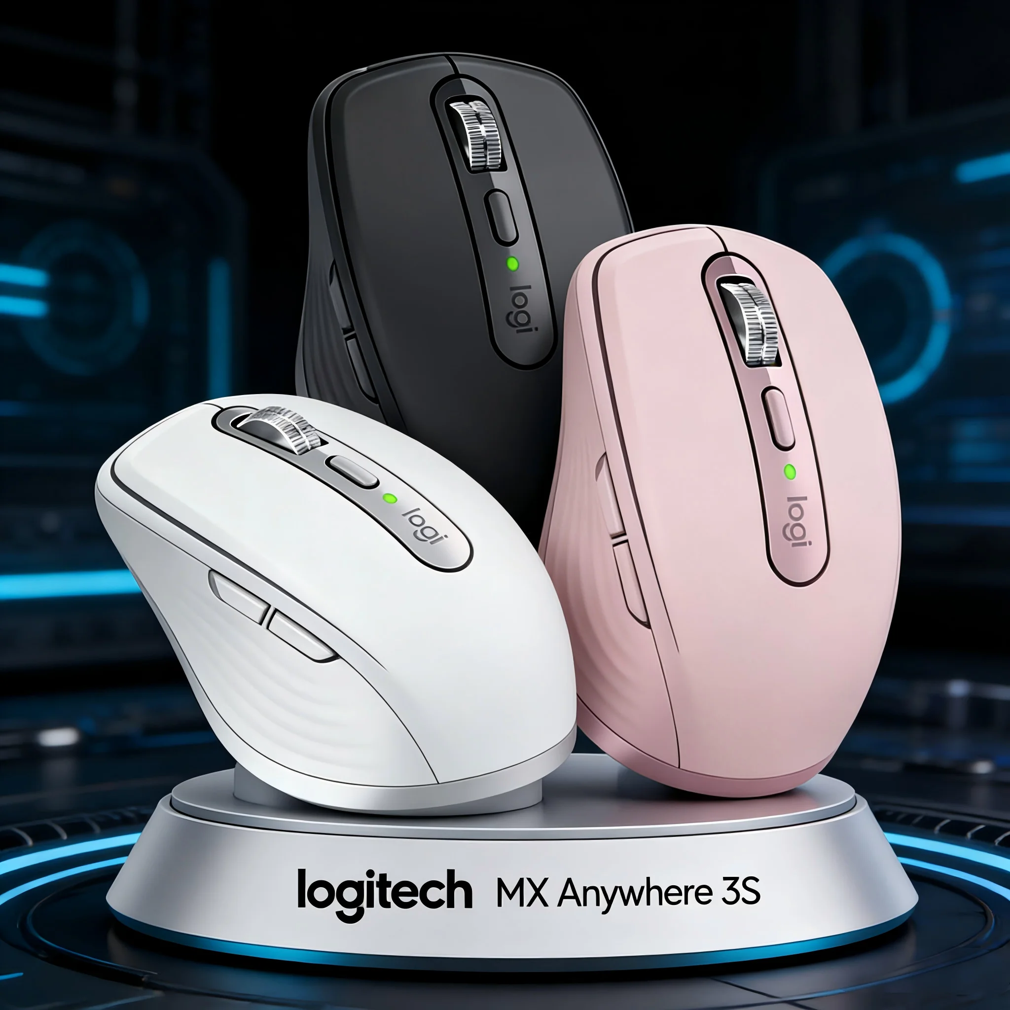 

Logitech MX Master 3S Wireless Bluetooth Mouse Business Office Softtone Mouse Ergonomic Business Office silent lightweight