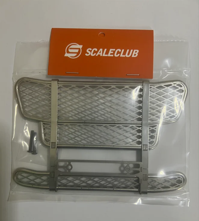 Modelo scaleclub para tamiya 1/14 para scania 770s, barra de proteção de metal atualizada, cerca animal, bullpen para actros volvo, peças de carro