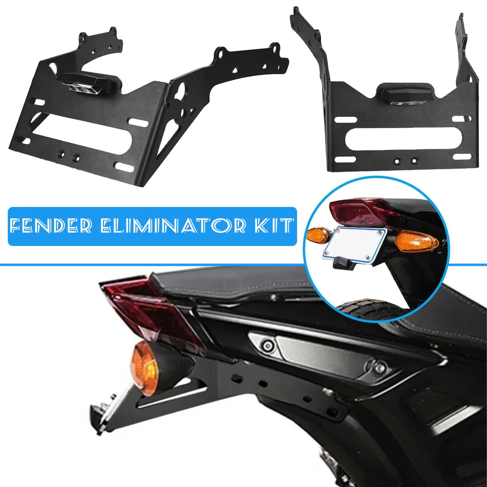 

Motorcycle For Indian FTR1200 FTR 1200 2019 2020 2021 2022 2023 License Plate Holder Bracket Rear Tail Tidy Fender Eliminator