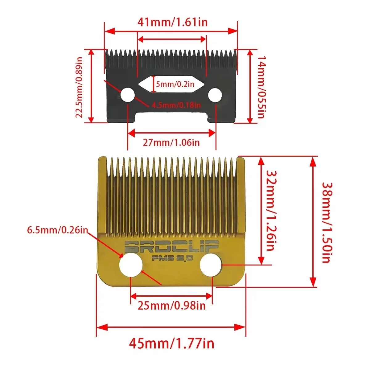 Replaceable Blade for 8148 Madeshow M10 M5 Professional Hair Clipper Carbon Steel Ceramic Blade Hair Cutting Machine Accessories