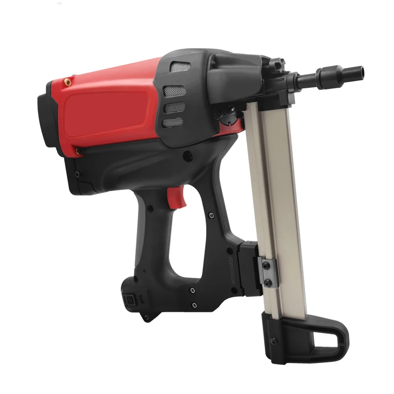 Gas Nail Gun Cordless Battery Uesd For Gas Actuated Fastening Tool Concrete Air Nail Gun Hydropower Installation