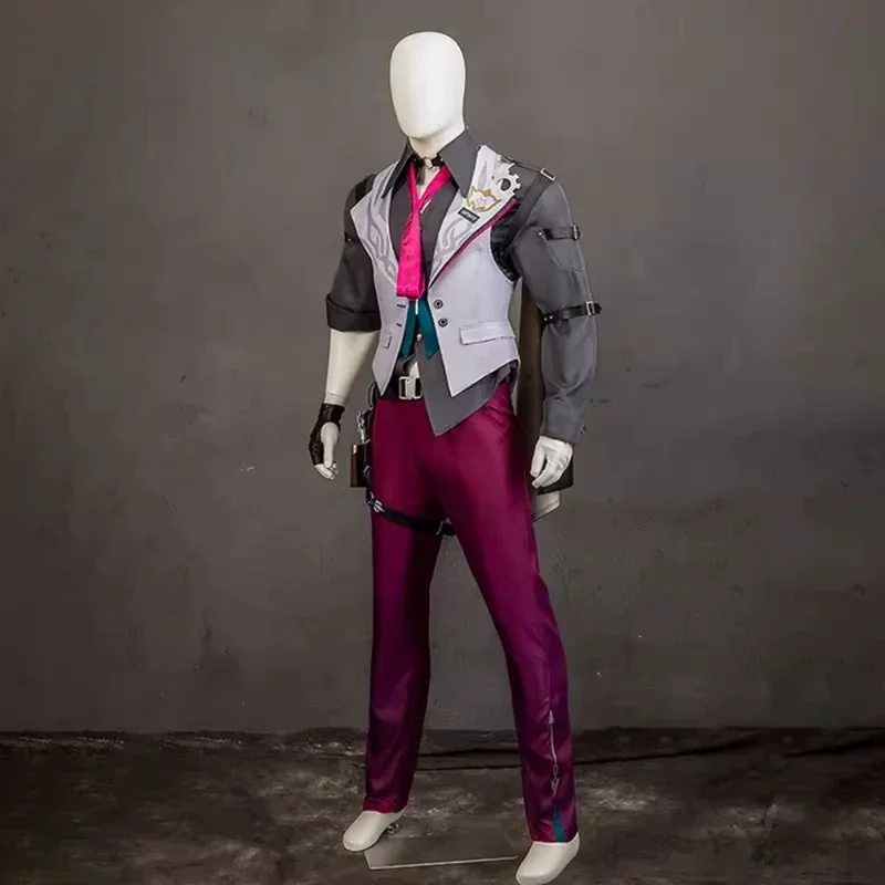 Honkai: Star Rail Gallagher Cosplay Costume Wig Set Gallagher Cosplay Shoes Gallagher Halloween Cosplay Costumes Sets #1 # W