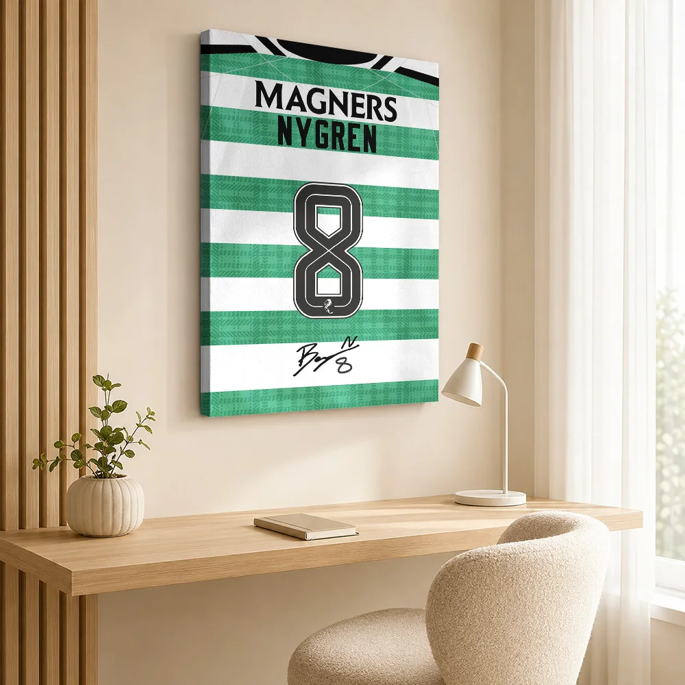 Shearer Newcastle Shirt Art Canvas Print Poster Customized Modern Aesthetic Wall Art for Bedroom Decor Ready to Hang Home Gift