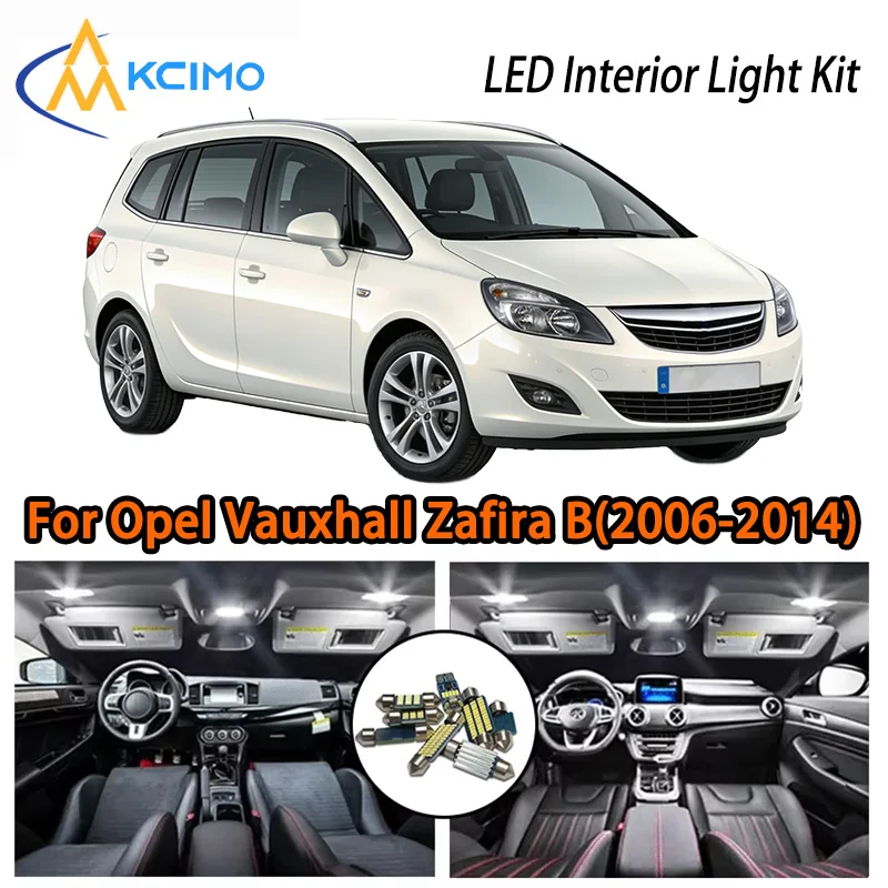 

KCIMO For Opel Vauxhall Zafira B(2006-2014) Premium LED Interior Kit - 2 Colors , Quick Installation, Long-Lasting
