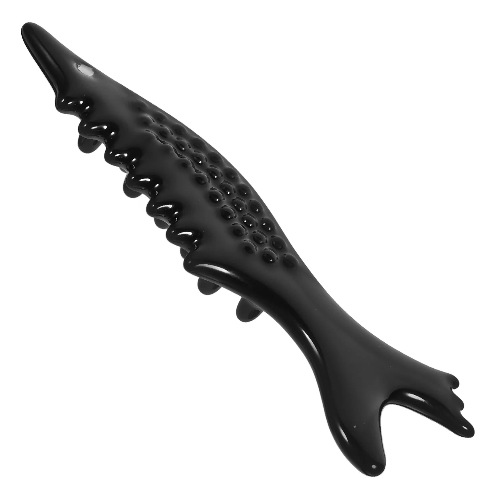 

1Set Ceramic Fish Shape Guasha Tool Body Scraping Board Muscle Massager Compact Lightweight Reusable for Home and Travel