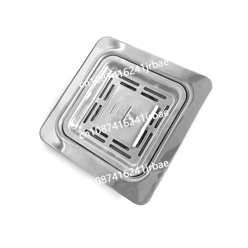 114mm Square Garbage Disposer Drain Basket Stainless Steel Sink Accessories Stainless Steel Sink Disposal Stopper Anti-Clogging