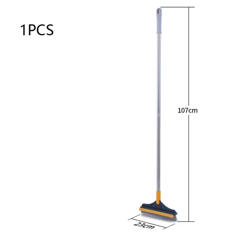 Long Handle Bathroom Floor Brush - Toilet Cleaning Tile Seam Cleaner Wall Wash Ground Brush for Household Cleaning image 5